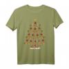 Lustiges Weihnachts-Terrier T-Shirt mit Weihnachtsbaum Design – Perfekt für Hundeliebhaber, Familien und Festliche Anlässe