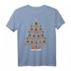 Lustiges Weihnachts-Terrier T-Shirt mit Weihnachtsbaum Design – Perfekt für Hundeliebhaber, Familien und Festliche Anlässe