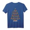 Lustiges Weihnachts-Terrier T-Shirt mit Weihnachtsbaum Design – Perfekt für Hundeliebhaber, Familien und Festliche Anlässe