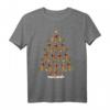 Lustiges Weihnachts-Terrier T-Shirt mit Weihnachtsbaum Design – Perfekt für Hundeliebhaber, Familien und Festliche Anlässe