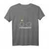 Damen Cycologist T-Shirt - Radfahren, Triathlon & Radmarathon Geschenk mit V-Ausschnitt für Fahrradliebhaberinnen