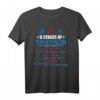 Lustiges Triathlon T-Shirt - 6 Etappen des Wettkampfs für Triathleten, perfekt als Geschenk zu Weihnachten oder Geburtstag