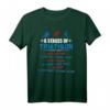 Lustiges Triathlon T-Shirt - 6 Etappen des Wettkampfs für Triathleten, perfekt als Geschenk zu Weihnachten oder Geburtstag