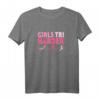 Damen Triathlon Geschenk - Triathlon T-Shirt für Frauen, Mädchen und Triathletinnen zum Geburtstag & Weihnachten