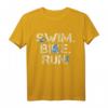 Triathlon T-Shirt - Swim Bike Run Triathlet Geschenk für Schwimmen, Radfahren & Laufen - Perfektes Sportshirt für Ausdauersportler