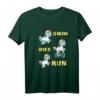 Swim Bike Run Unicorn Triathlon Triathlet T-Shirt – Motivationsshirt für Triathleten & perfekte Geschenkidee für Sportbegeisterte