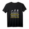 Triathlon Lustiges Spruch T-Shirt - Für Wettkämpfe, Geburtstag & Weihnachten | Swim Bike Run Design für Tri Harder