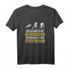 Triathlon Lustiges Spruch T-Shirt - Für Wettkämpfe, Geburtstag & Weihnachten | Swim Bike Run Design für Tri Harder