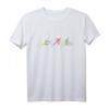 Herzschlag Regenbogen LGBT Triathlon T-Shirt - Motivations- und Sportbekleidung für Athleten und Wettkämpfe