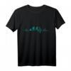 Geschenk für Triathlet Herzschlag Triathlon T-Shirt - Perfektes Motiv für Sportler zum Geburtstag, Weihnachten & Wettkampf