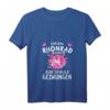 Damen Rhönrad Motiv Turnen Mädchen - Turn- und Rhönradfahren T-Shirt mit V-Ausschnitt, perfektes Geschenk für Turnerinnen und Akrobatinnen