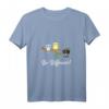 Damen Be Different - Süßes Eulen Fledermaus Spruch T-Shirt mit V-Ausschnitt für Freizeit, Party & Geschenkideen