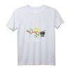 Damen Be Different - Süßes Eulen Fledermaus Spruch T-Shirt mit V-Ausschnitt für Freizeit, Party & Geschenkideen