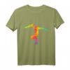 Buntes Motiv Turnen & Gymnastik Handstand T-Shirt – Perfektes Geschenk für Turnerinnen und Gymnastikfreunde