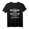 Rentnerin 2021 Legende verlässt das Gelände T-Shirt – Humorvolles Geschenk für den Ruhestand, Damen Rosa