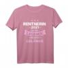 Rentnerin 2021 Legende verlässt das Gelände T-Shirt – Humorvolles Geschenk für den Ruhestand, Damen Rosa