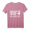 Cheerleading Papa T-Shirt - Ich spiele Cheerleader Turner Sport Design für Tänzer & Cheerleader, perfekt als Geschenk zu Weihnachten & Geburtstag