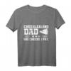 Cheerleading Papa T-Shirt - Ich spiele Cheerleader Turner Sport Design für Tänzer & Cheerleader, perfekt als Geschenk zu Weihnachten & Geburtstag