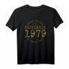 Legends Were Born In September 1979 - Klassisches 42. Geburtstag T-Shirt für Männer und Frauen, Vintage Geburtstagsgeschenk