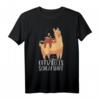 Süßes Lama mit Faultier – Offizielles Schlafshirt für angenehmes Schlafen, Träumen & Entspannung, ideales Geschenk für Tierliebhaber und Morgenmuffel