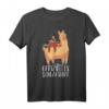Süßes Lama mit Faultier – Offizielles Schlafshirt für angenehmes Schlafen, Träumen & Entspannung, ideales Geschenk für Tierliebhaber und Morgenmuffel