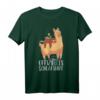 Süßes Lama mit Faultier – Offizielles Schlafshirt für angenehmes Schlafen, Träumen & Entspannung, ideales Geschenk für Tierliebhaber und Morgenmuffel