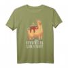 Süßes Lama mit Faultier – Offizielles Schlafshirt für angenehmes Schlafen, Träumen & Entspannung, ideales Geschenk für Tierliebhaber und Morgenmuffel