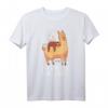 Süßes Lama mit Faultier – Offizielles Schlafshirt für angenehmes Schlafen, Träumen & Entspannung, ideales Geschenk für Tierliebhaber und Morgenmuffel