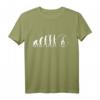 Rhönradturner Evolution Entwicklung T-Shirt – Sportliches Design für Rhönradathleten, Turner & Vereinssportler bei Wettkämpfen & Training