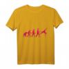 Frauen Turnerin Geschenk Sport Evolution Turnen T-Shirt – Perfektes Weihnachts- und Geburtstagsgeschenk für Turnerinnen und Gymnastikliebhaberinnen