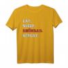 Eat Sleep Rhönrad Repeat T-Shirt – Lustiges Sport-Shirt für Turner und Turnerin, Perfektes Geschenk für Rhönradfans