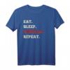 Eat Sleep Rhönrad Repeat T-Shirt – Lustiges Sport-Shirt für Turner und Turnerin, Perfektes Geschenk für Rhönradfans