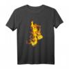 Feuer Eishockeyschläger Und Puck Flammende Eishockeyspieler T-Shirt – Perfekt für Hockeyfans, Spieler & Trainer zum Spiel, Training & Team-Event
