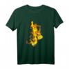 Feuer Eishockeyschläger Und Puck Flammende Eishockeyspieler T-Shirt – Perfekt für Hockeyfans, Spieler & Trainer zum Spiel, Training & Team-Event