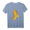 Feuer Eishockeyschläger Und Puck Flammende Eishockeyspieler T-Shirt – Perfekt für Hockeyfans, Spieler & Trainer zum Spiel, Training & Team-Event