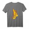 Feuer Eishockeyschläger Und Puck Flammende Eishockeyspieler T-Shirt – Perfekt für Hockeyfans, Spieler & Trainer zum Spiel, Training & Team-Event