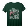Zum Turnen geboren zur Schule gezwungen Turnen T-Shirt – Perfektes Geschenk für Turnerinnen, Gymnastinnen & Akrobatikfans zu Weihnachten & Geburtstag