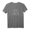 F CK CANCER T-Shirt – Bewusstsein für Krebs stärken, Unterstützung zeigen & Stolz tragen bei Spendenläufen und Kampagnen