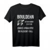Bouldern T-Shirt Zombie Apokalypse Überlebens-Skill – Lustiges Boulder Geschenk für Damen und Herren, perfekt zum Geburtstag oder als Kletter-Humor-Design