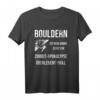 Bouldern T-Shirt Zombie Apokalypse Überlebens-Skill – Lustiges Boulder Geschenk für Damen und Herren, perfekt zum Geburtstag oder als Kletter-Humor-Design
