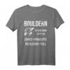 Bouldern T-Shirt Zombie Apokalypse Überlebens-Skill – Lustiges Boulder Geschenk für Damen und Herren, perfekt zum Geburtstag oder als Kletter-Humor-Design
