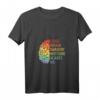 Humorvolles Überlebenden T-Shirt mit V-Ausschnitt – Für Gehirnoperation-Überlebende, Bewusstsein für Gehirnkrebs & Neuro-Onkologie
