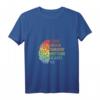 Humorvolles Überlebenden T-Shirt mit V-Ausschnitt – Für Gehirnoperation-Überlebende, Bewusstsein für Gehirnkrebs & Neuro-Onkologie