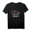 Damen Brustkrebs Aufklärung T-Shirt - Ich bin ein Überlebender für Krebsüberlebende & Bewusstseinsförderung