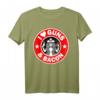 I Love Guns And Bacon T-Shirt – Lustiges Frühstücks- und Waffenshirt für Bacon- und Waffenliebhaber, perfekt als Geschenk für Geburtstag, Weihnachten oder Jubiläum