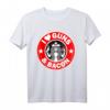 I Love Guns And Bacon T-Shirt – Lustiges Frühstücks- und Waffenshirt für Bacon- und Waffenliebhaber, perfekt als Geschenk für Geburtstag, Weihnachten oder Jubiläum