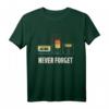 Never Forget Video Floppy Disc & Kassette Retro T-Shirt – Nostalgisches Technik-Design für Vintage-Liebhaber & Geschenkideen