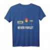 Never Forget Video Floppy Disc & Kassette Retro T-Shirt – Nostalgisches Technik-Design für Vintage-Liebhaber & Geschenkideen