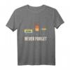 Never Forget Video Floppy Disc & Kassette Retro T-Shirt – Nostalgisches Technik-Design für Vintage-Liebhaber & Geschenkideen