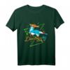 Polygon Art Disc Dog T-Shirt - Cooles Hundesport Shirt mit Flying Ball Motiv, perfektes Geschenk für Hundebesitzer & Hundesportler